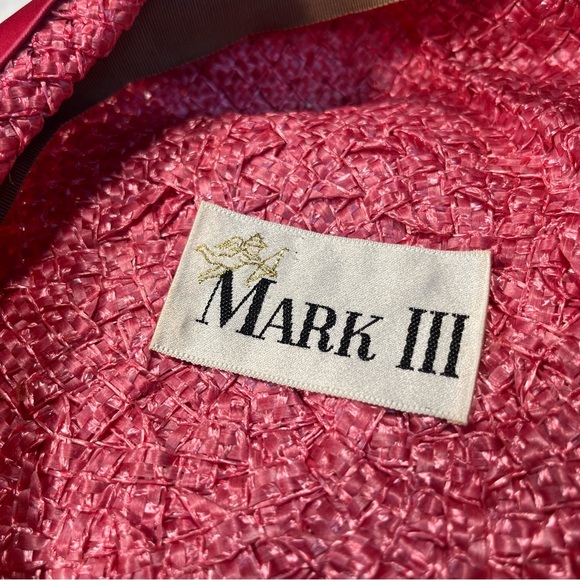 Vintage Mark III Raspberry Pink Woven Hat - Picture 6 of 11